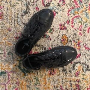 Black Converse Patent Leather